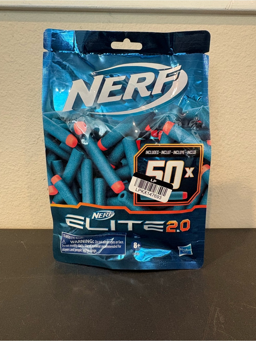 Nerf Elite 2.0 50-Dart Refill Pack, Includes 50 Official Nerf Elite 2.0 Darts